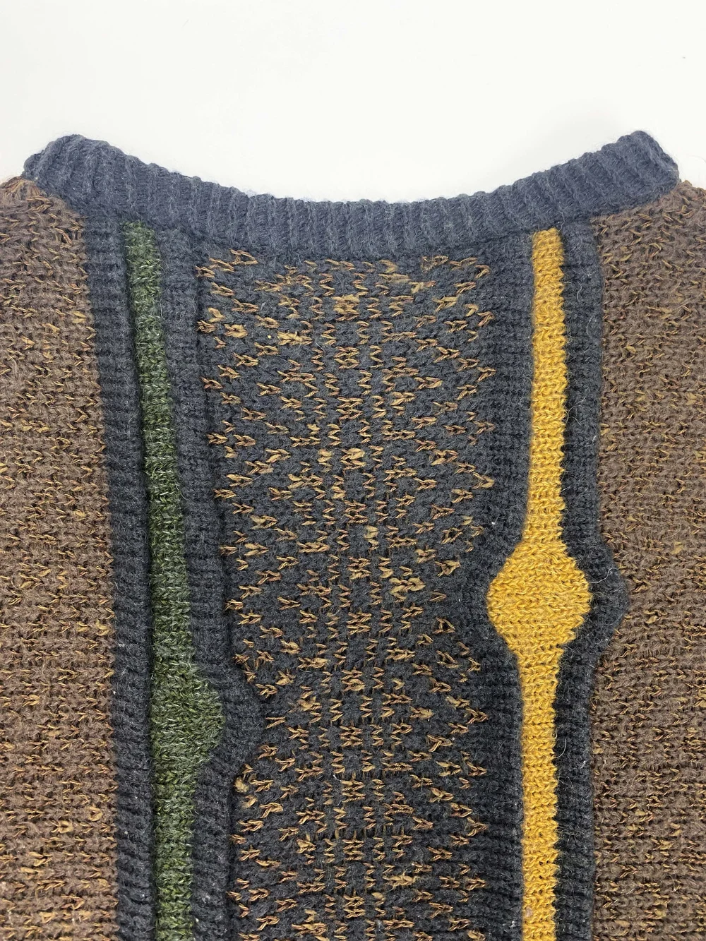 トップス ISSEY MIYAKE old pattern knit vintage 80 Issey Miyake 1980's Geometric Knit Sweater Vintage Mens | eBay